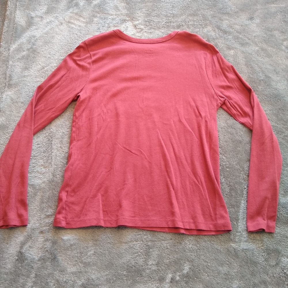 Plain pink long sleeve